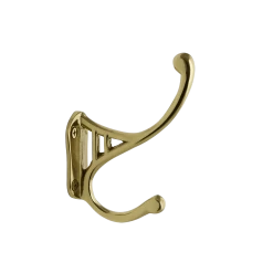 Classic Coat Hook In Polished Brass