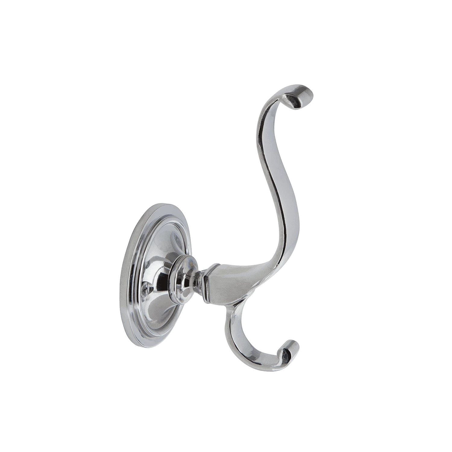 Plain Coat Hook In Bright Chrome 3 Plain Coat Hook In Bright Chrome