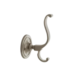 Plain Coat Hook In Satin Nickel