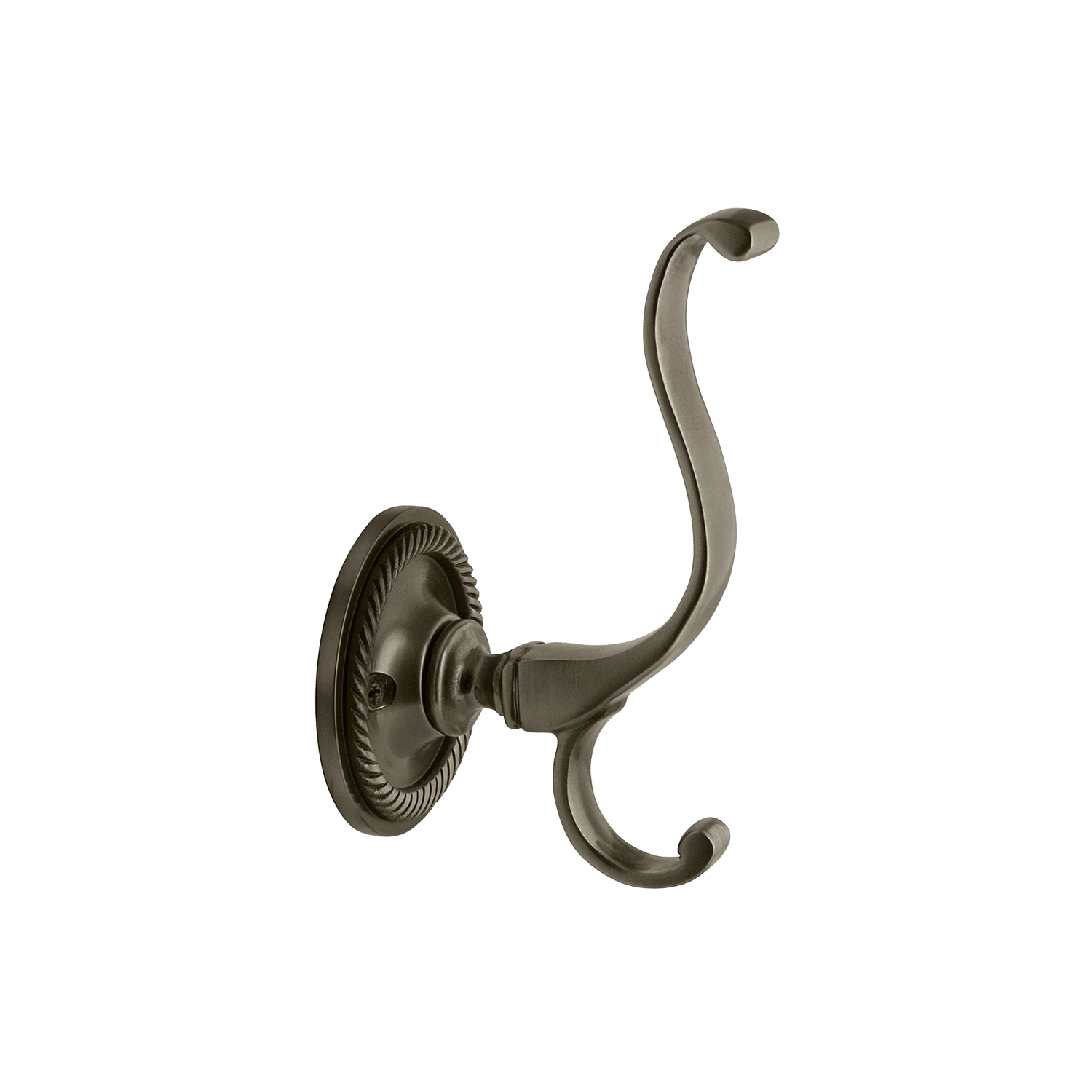 Rope Coat Hook In Antique Pewter 3 Rope Coat Hook In Antique Pewter