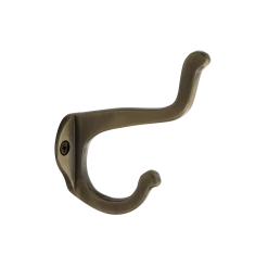 Schoolhouse Coat Hook In Antique Brass