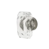 Gem Clear Crystal Crystal 1 9/16" Cabinet Knob In Satin Nickel