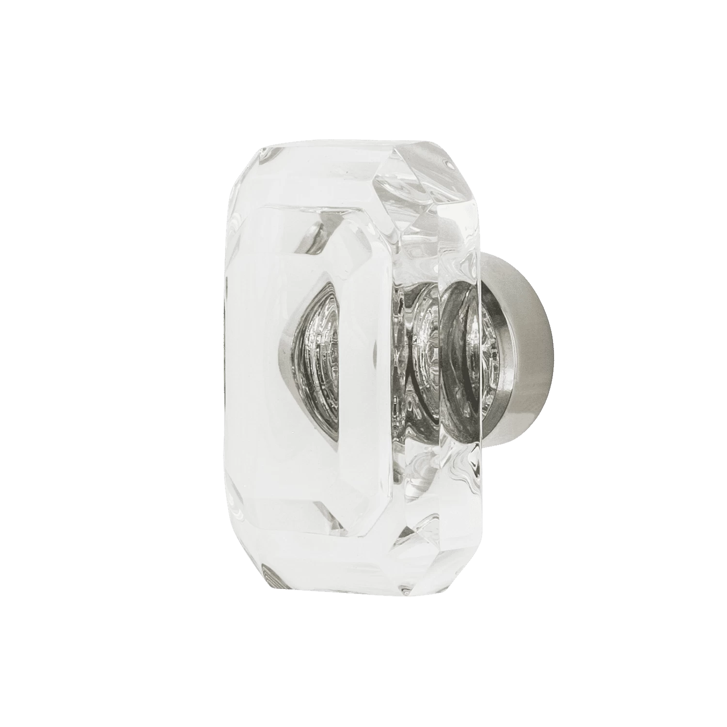 Gem Crystal 1 3/4" Cabinet Knob In Polished Nickel 3 Gem Crystal 1 3/4" Cabinet Knob In Polished Nickel