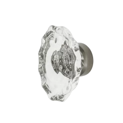 Chateau Crystal 1 3/4" Cabinet Knob In Satin Nickel