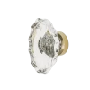 Chateau Crystal 1 3/4" Cabinet Knob In Unlacquered Brass