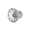 Crystal 1 3/8" Cabinet Knob In Bright Chrome -Nostalgic Warehouse Shop CKBCRY BC