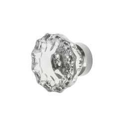 Crystal 1 3/8" Cabinet Knob In Bright Chrome