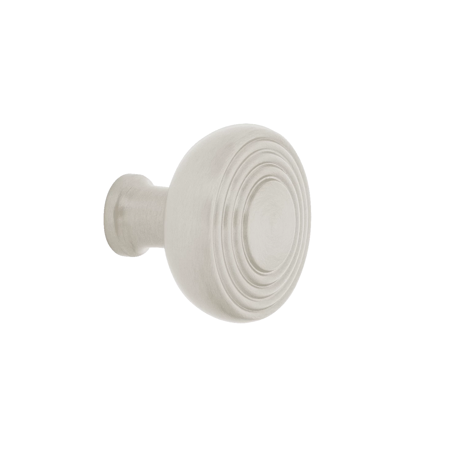 Deco Brass 1 3/8" Cabinet Knob In Satin Nickel 3 Deco Brass 1 3/8" Cabinet Knob In Satin Nickel