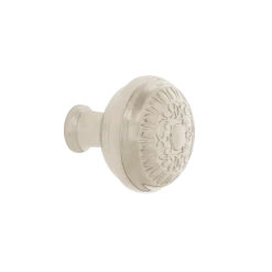 Egg And Dart Brass 1 3/8" Cabinet Knob In Polished Nickel