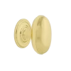 Homestead Brass 1 3/4" Cabinet Knob With Classic Rose In Polished Brass -Nostalgic Warehouse Shop CKBHOMCLA PB