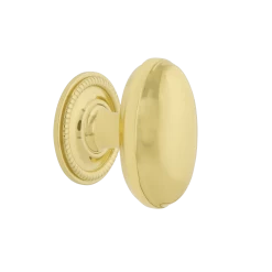 Homestead Brass 1 3/4" Cabinet Knob With Rope Rose In Polished Brass