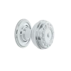 Meadows Brass 1 3/8" Cabinet Knob With Classic Rose In Bright Chrome -Nostalgic Warehouse Shop CKBMEACLA BC