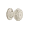 Meadows Brass 1 3/8" Cabinet Knob With Rope Rose In Polished Nickel