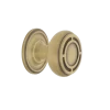 Mission Brass 1 3/8" Cabinet Knob With Classic Rose In Antique Brass -Nostalgic Warehouse Shop CKBMISCLA AB