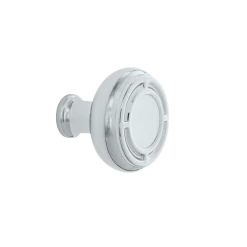 Mission Brass 1 3/8" Cabinet Knob In Bright Chrome