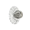 Oval Fluted Crystal 1 3/4" Cabinet Knob In Polished Nickel 2 Oval Fluted Crystal 1 3/4" Cabinet Knob In Polished Nickel -Nostalgic Warehouse Shop CKBOFC PN