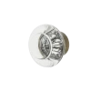 Round Clear Crystal 1 3/8" Cabinet Knob In Antique Brass 2 Round Clear Crystal 1 3/8" Cabinet Knob In Antique Brass -Nostalgic Warehouse Shop CKBRCC AB