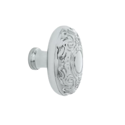 Victorian Brass 1 3/4" Cabinet Knob In Bright Chrome