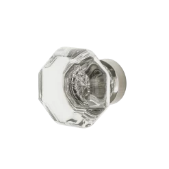 Waldorf Crystal 1 3/8" Cabinet Knob In Polished Nickel