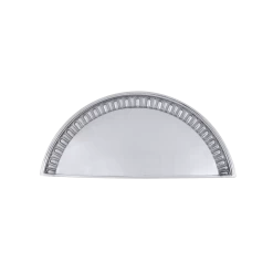 Cup Pull Egg & Dart In Bright Chrome