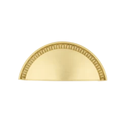 Cup Pull Egg & Dart In Satin Brass