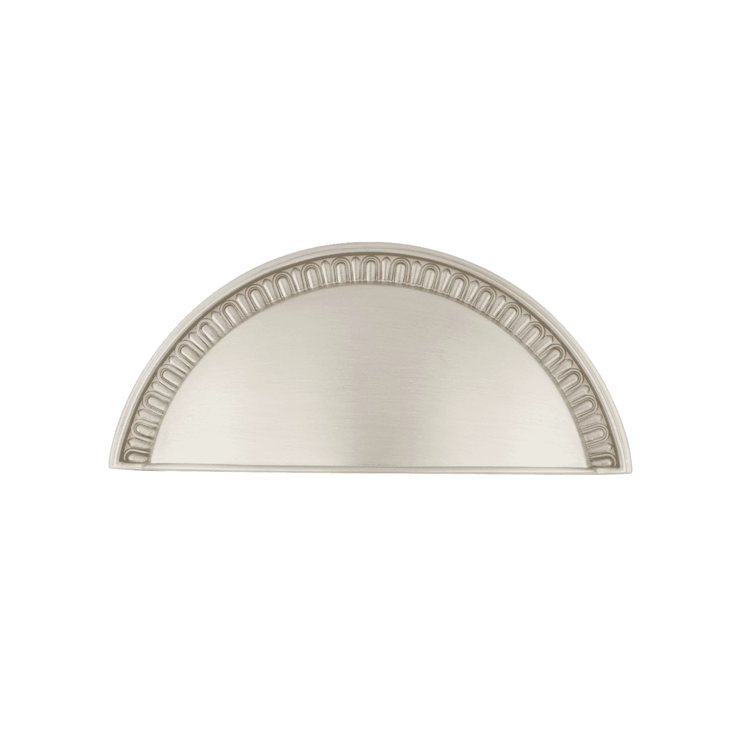 Cup Pull Egg & Dart In Satin Nickel 3 Cup Pull Egg & Dart In Satin Nickel