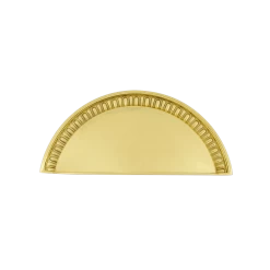 Cup Pull Egg & Dart In Unlacquered Brass