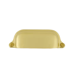 Cup Pull Farmhouse Large In Unlacquered Brass