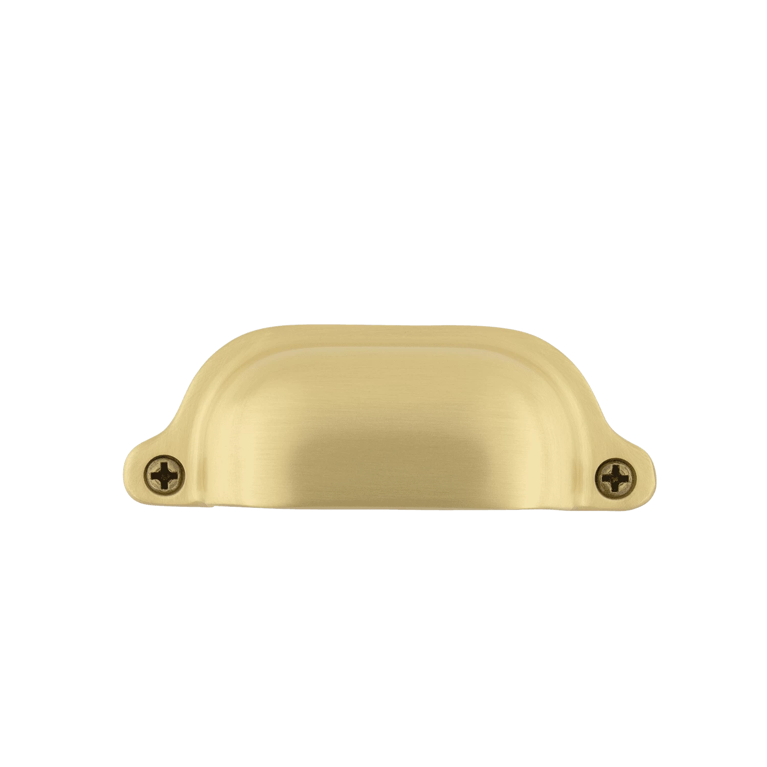 Cup Pull Farmhouse Medium In Satin Brass 3 Cup Pull Farmhouse Medium In Satin Brass