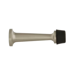 Rubber Tipped Door Stop In Satin Nickel