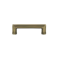 Carré Handle Pull 3" On Center In Antique Brass
