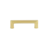 Carré Handle Pull 3" On Center In Satin Brass -Nostalgic Warehouse Shop HPLCAR3 SB