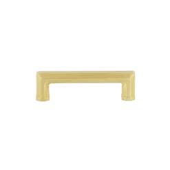 Carré Handle Pull 3" On Center In Satin Brass
