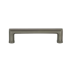 Carré Handle Pull 4" On Center In Antique Pewter