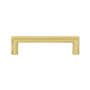 Carré Handle Pull 4" On Center In Polished Brass -Nostalgic Warehouse Shop HPLCAR4 PB