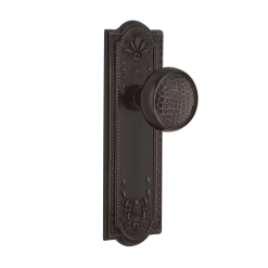 Meadows Long Plate With Craftsman Knob In Timeless Bronze