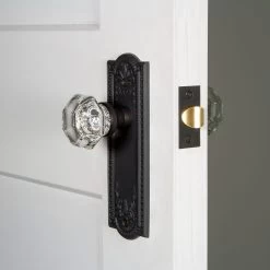 Meadows Long Plate With Waldorf Knob In Oil-Rubbed Bronze -Nostalgic Warehouse Shop MEAWAL OB INST