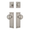 Mission Entry Set With Mission Knob In Satin Nickel
