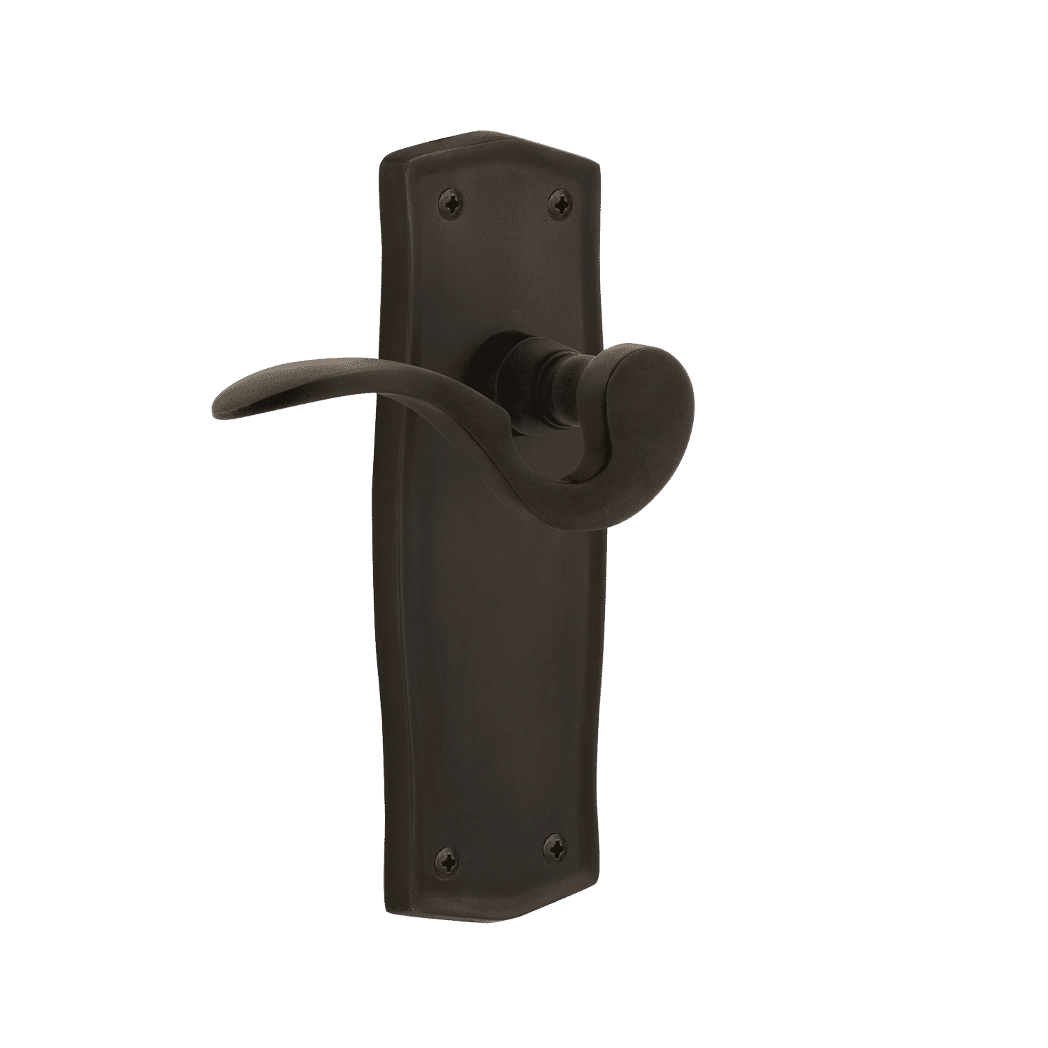 Prairie Long Plate With Manor Lever In Oil-Rubbed Bronze 3 Prairie Long Plate With Manor Lever In Oil-Rubbed Bronze